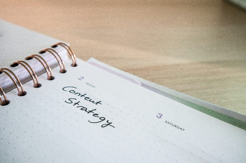 Com crear un bloc personal: 10 tips 3 estrategia de contenidos