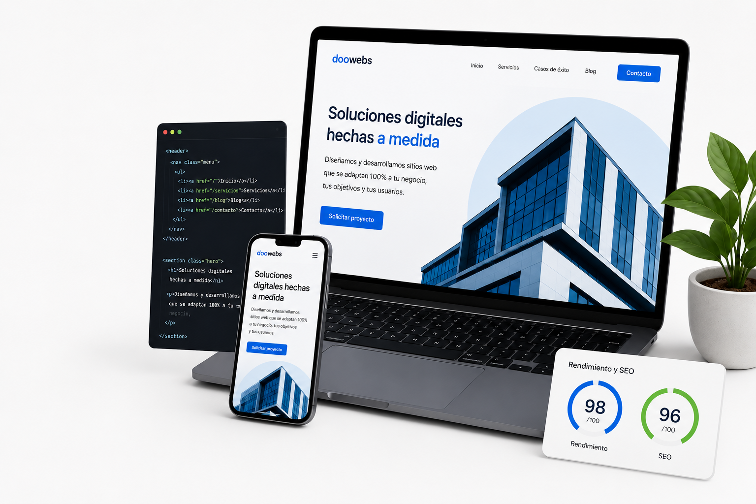 Desenvolupador web treballant a València solucions-digitals